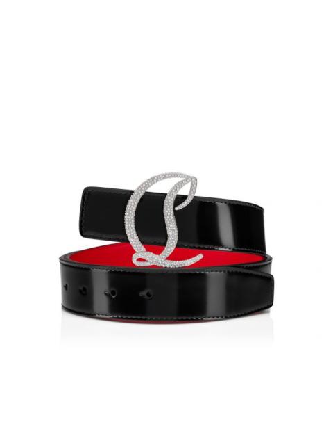 Christian Louboutin Cl Logo Belt Black