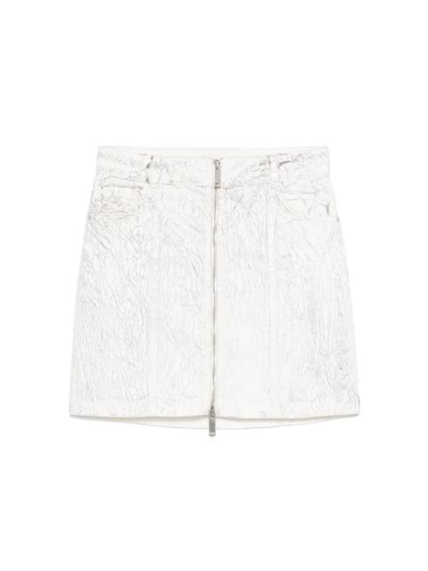 HALFBOY®️ zipped mini skirt