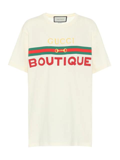 GUCCI Printed cotton T-shirt