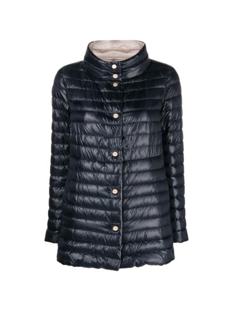 reversible goose-down puffer jacket