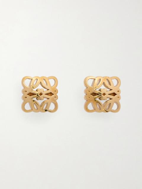 Loewe Bombe Anagram Gold-tone Earrings