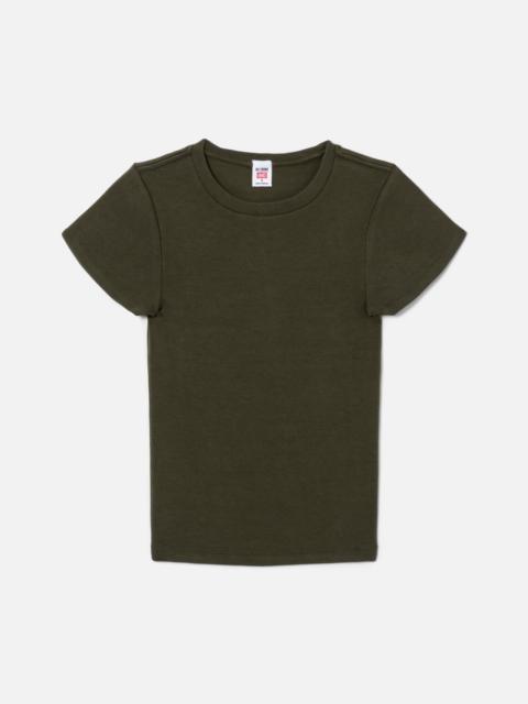 RE/DONE Hanes 60s Slim Tee - Olive Branch