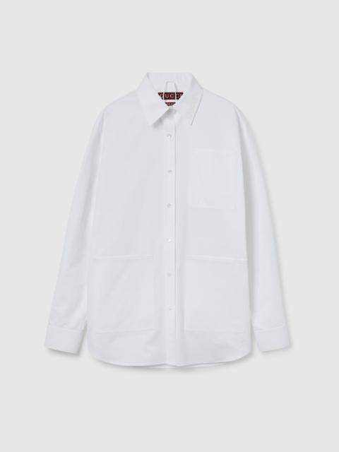 GUCCI Heavy cotton poplin shirt