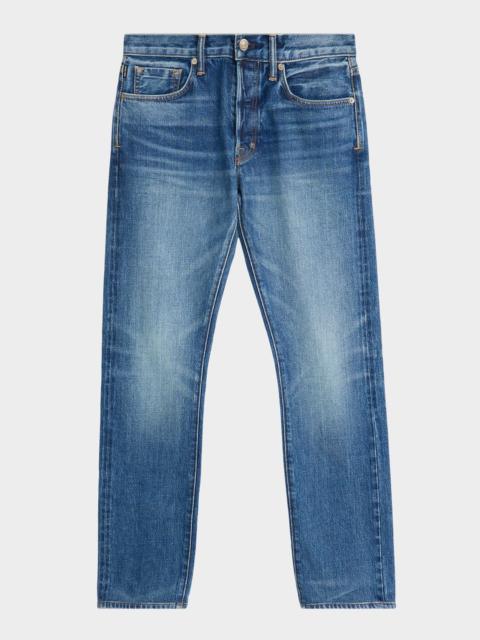 TOM FORD Men's Straight-Fit Selvedge Denim Jeans