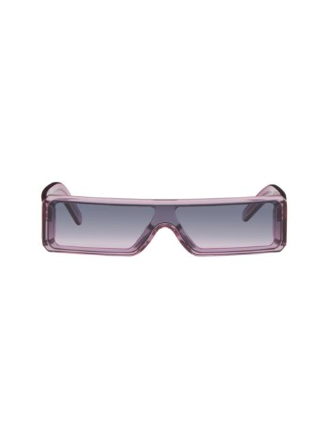 Rick Owens Purple Temple Gethshades Sunglasses