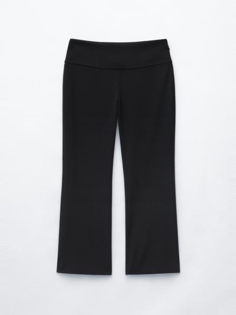 & Other Stories Cropped Kick Flare Trousers