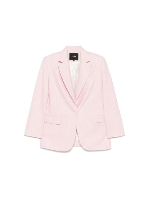 maje single-breasted blazer
