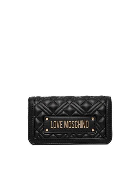 Moschino quilted leather shoulder bag