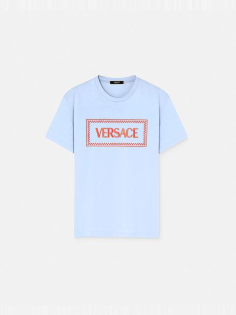 VERSACE Embroidered Logo T-Shirt