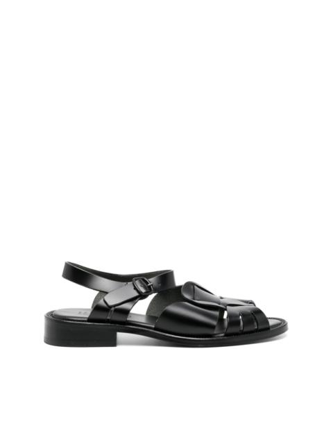Ancora cut-out leather sandals