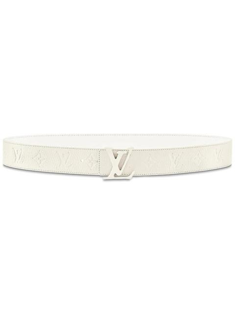 Louis Vuitton Louis Vuitton Initials Shape Belt Monogram 40MM Powder White