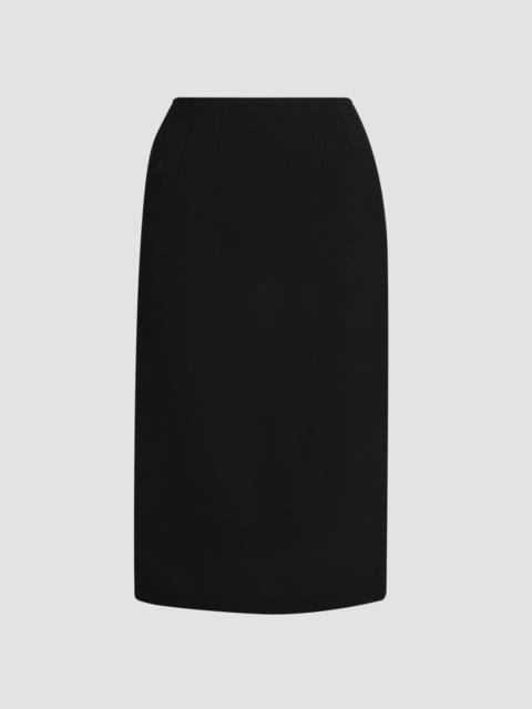 Dolce & Gabbana Women's Virgin Wool Pencil Midi-Skirt - Nero