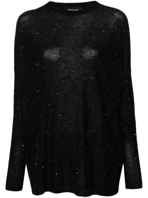 FABIANA FILIPPI sequin-embellished jumper