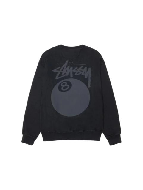 Stüssy Stussy 8 Ball Pigment Dyed Crew Black