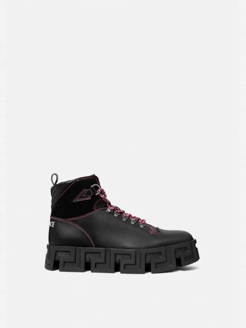 VERSACE Greca Labyrinth Hiking Boots