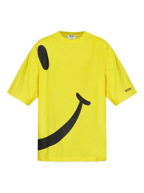 Moschino x SMILEY logo-print T-shirt