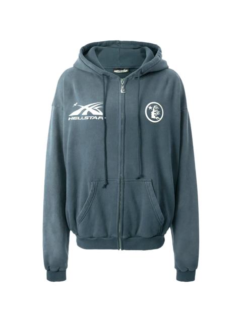 HELLSTAR HS Logo Zip-Up Hoodie "Emerald" HSR310