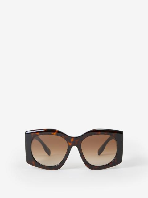 Burberry Oversized Geometric Frame Sunglasses