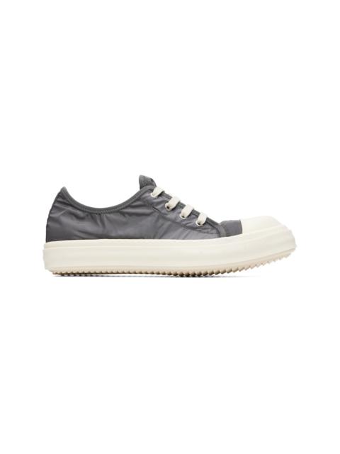 Rick Owens Gray & White Tower Low Sneakers