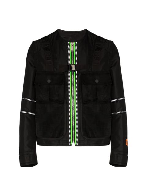 Heron Preston utility zip-up jacket