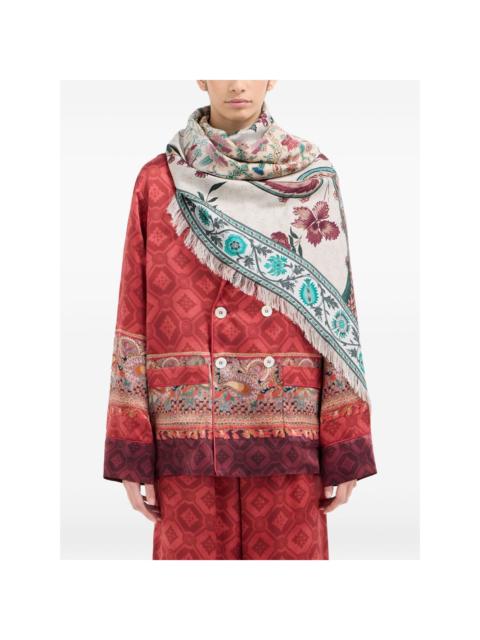 Pierre-Louis Mascia paisley-floral print scarf