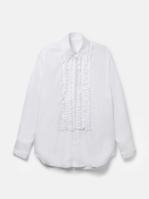 Stella McCartney Ruffled Cotton Tuxedo Shirt