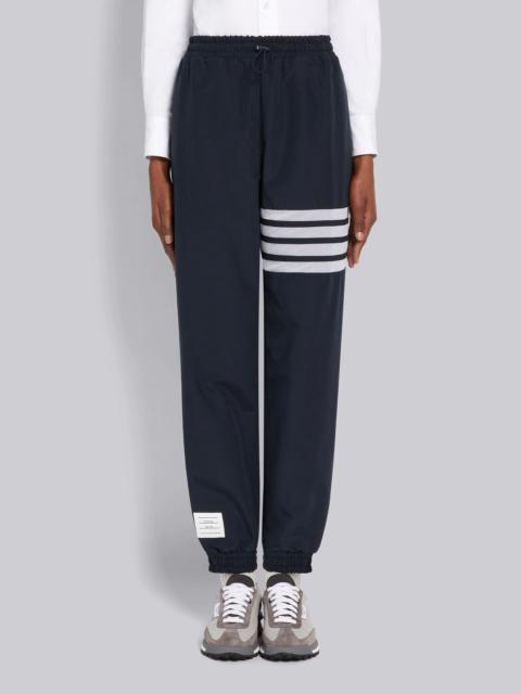 Thom Browne Navy Ripstop Seamed in 4-Bar Drawstring Waist Track Pants