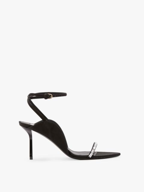 Victoria Beckham Victoria Embellished Stiletto Sandal 75 In Black