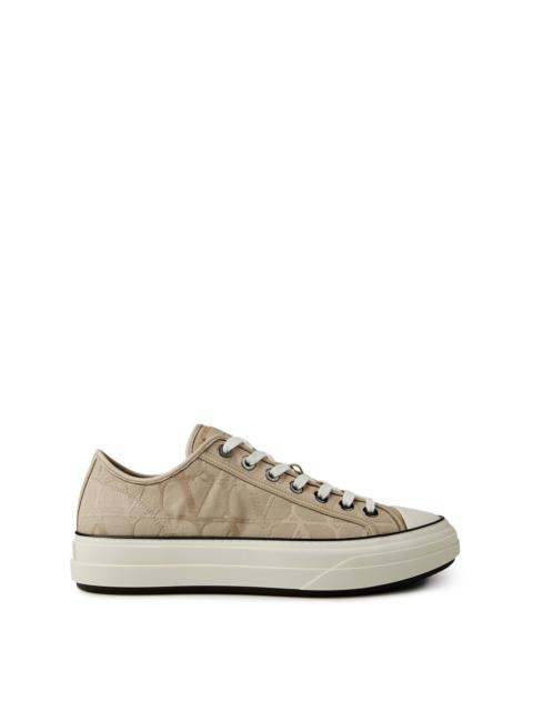 Valentino ICONGRAPHE CANVAS LOW TRAINERS