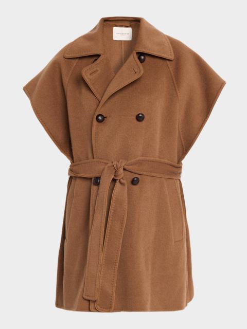 Lafayette 148 New York Oversized Double-Breasted Cashmere Vest