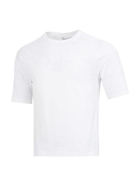 Under Armour 팔러 티셔츠 '화이트' 1376616-100