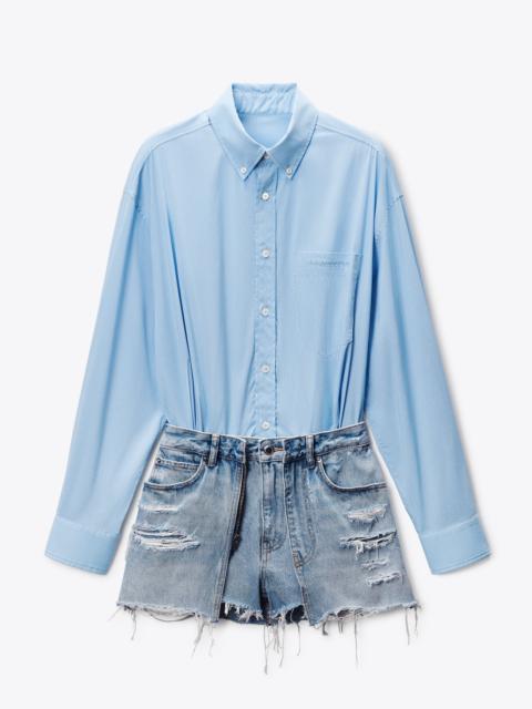 Alexander Wang Pre-Styled Denim Romper