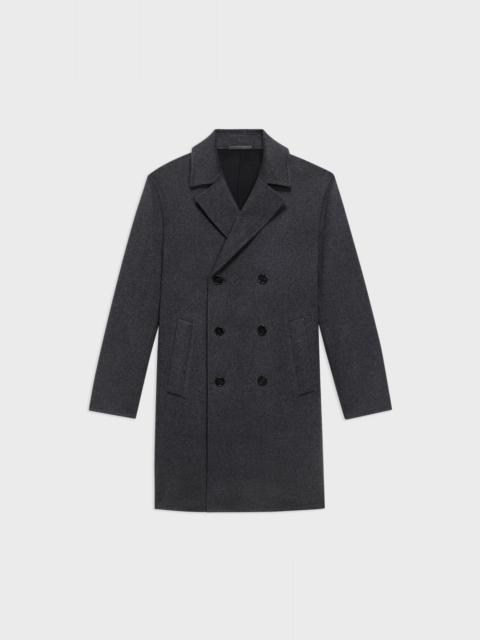 Double-Breasted Coat in Double-Face Wool-Cashmere