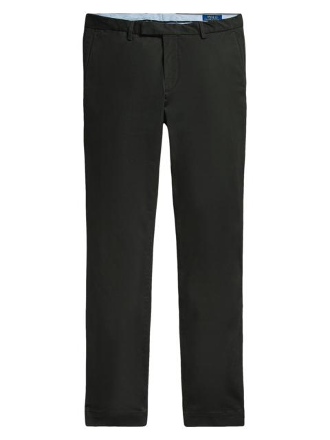 Polo Ralph Lauren Men's Stretch-Twill Flat-Front Trousers - Deep Grey