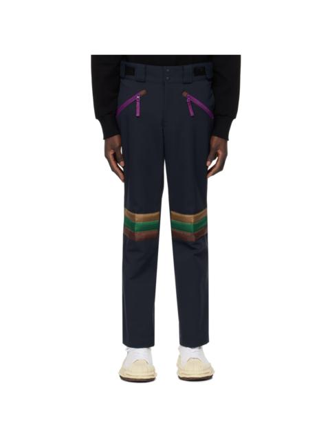 Kolor Navy Paneled Sweatpants