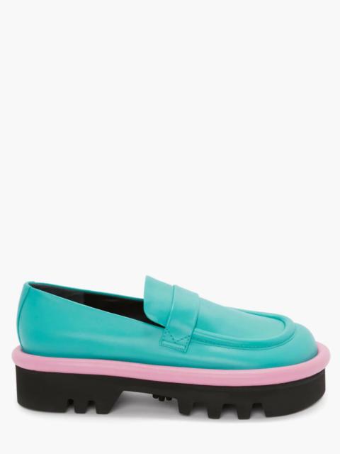 JW Anderson BUMPER-TUBE LEATHER CHUNKY LOAFER