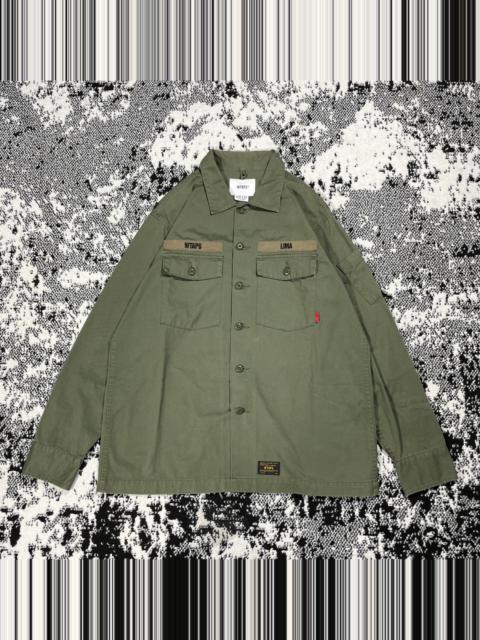 WTAPS WTAPS BUDS LS SHIRT COTTON TWILL 2017 | prgoodzstock | REVERSIBLE