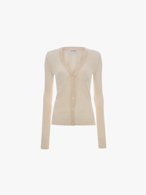 Victoria Beckham Cardigan In Pale Rose