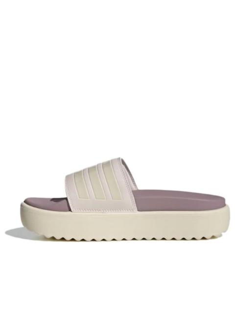 adidas (WMNS) adidas Adilette Platform Slides 'Mauve Wonder White' IF1620