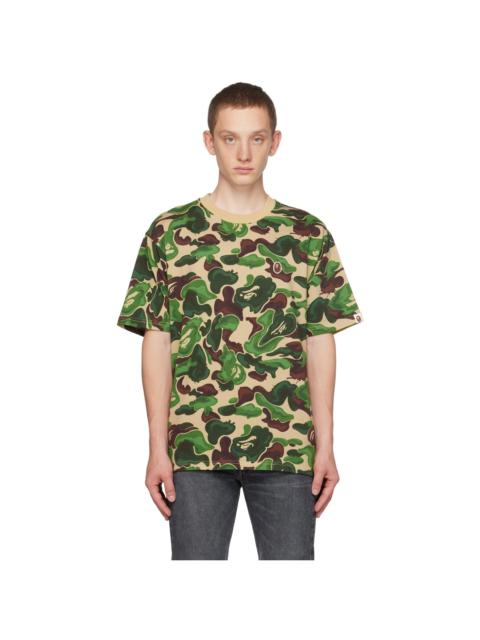 Green Art Camo Ape Head One Point T-Shirt