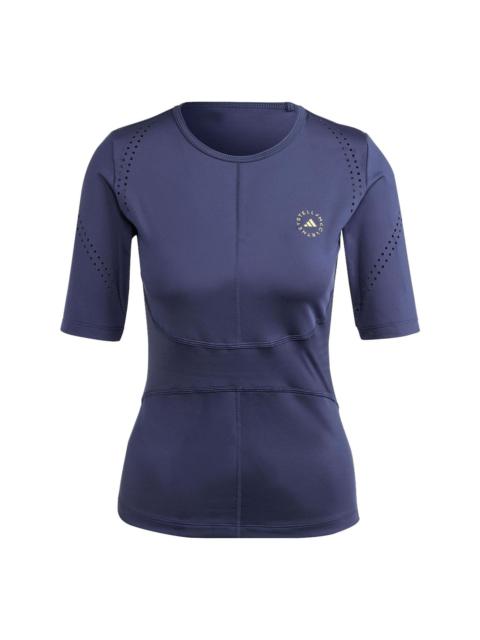 adidas (WMNS) adidas x Stella McCartney Truepurpose Training Tee 'Navy Blue' IB6783