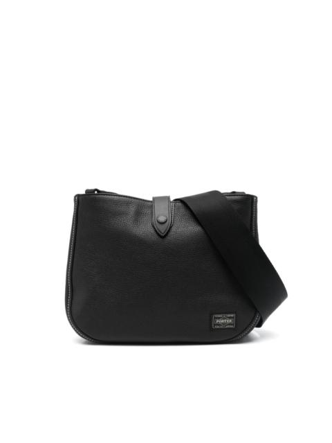 PORTER leather messenger bag