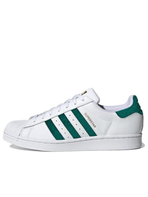 adidas Superstar 'Chenille Stripes Cloud White Green' H00190