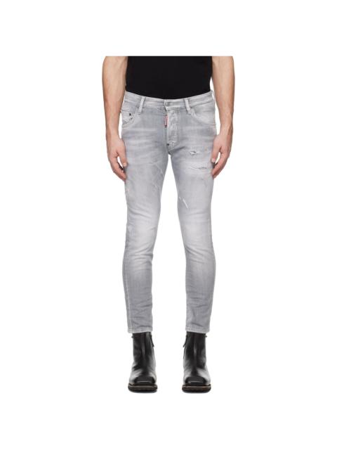 Gray Wash Skater Jeans