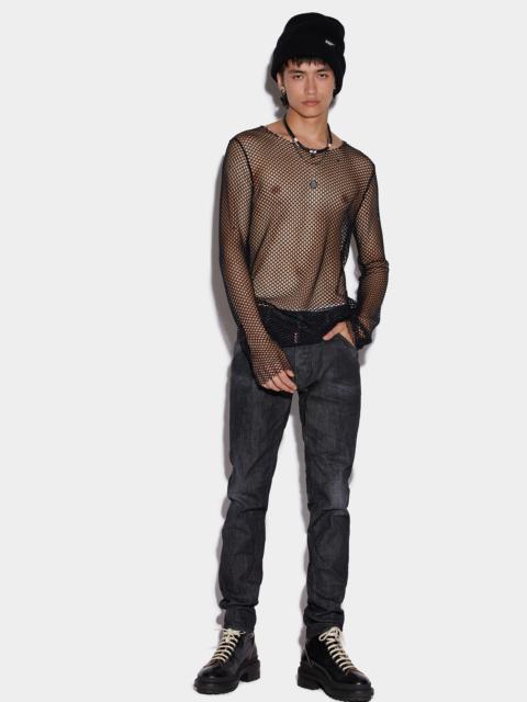 DSQUARED2 BLACK CLEAN WASH COOL GUY JEANS