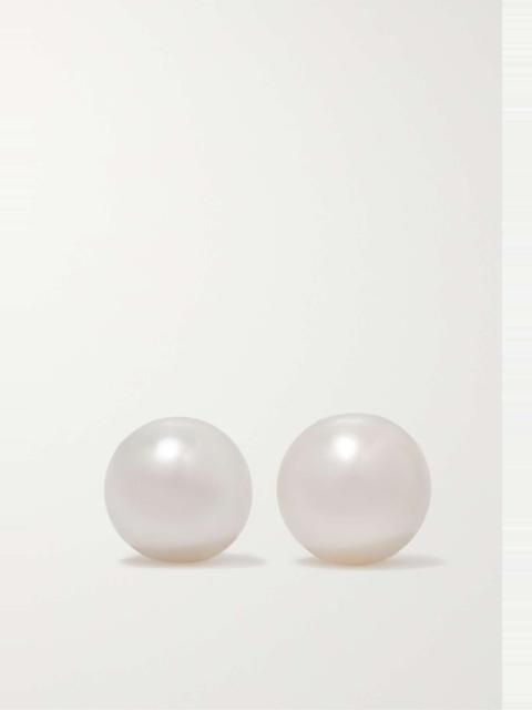 MATEO 14-karat gold pearl earrings