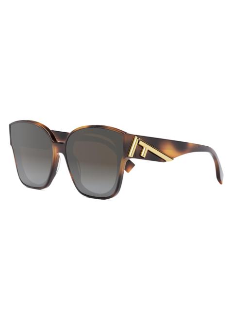 FENDI Women's Fendi First 63MM Square Sunglasses - Havana