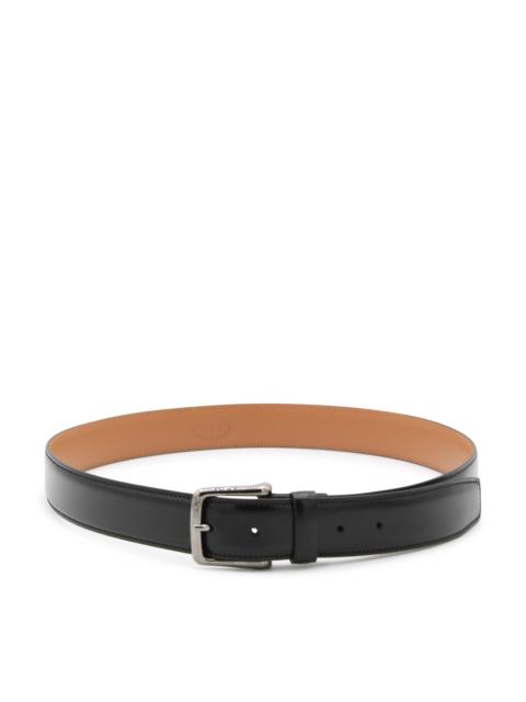 Tod's black leathe belt