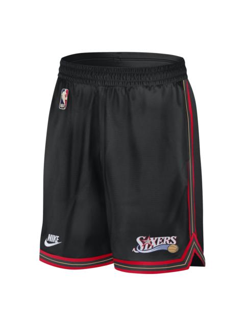 Nike Nike Philadelphia 76ers DNA 2025/26 Hardwood Classics 8" Shorts 'Black' HQ5258-010