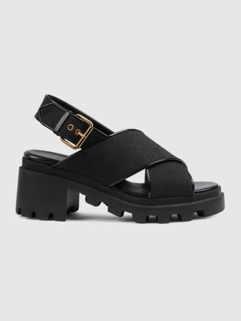 Women's GG lug sole sandal